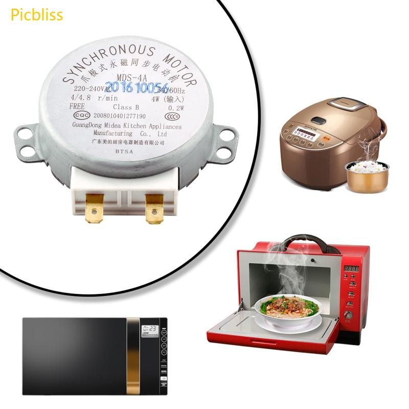 Picbliss สําหรับ Midea เตาอบไมโครเวฟ Synchronous ถาดมอเตอร์ MDS-4A 220-240V