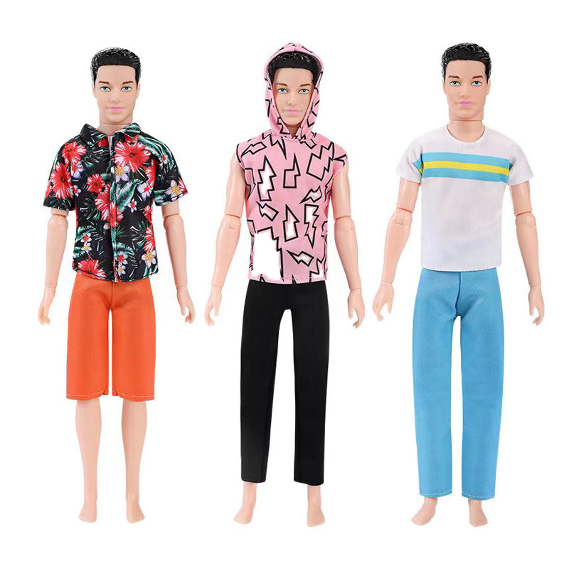 30เซนติเมตร เคน ตุ๊กตาสูทกับเสื้อผ้าสบายๆ1/6แฟนตุ๊กตาเด็กแต่งตัวของเล่น