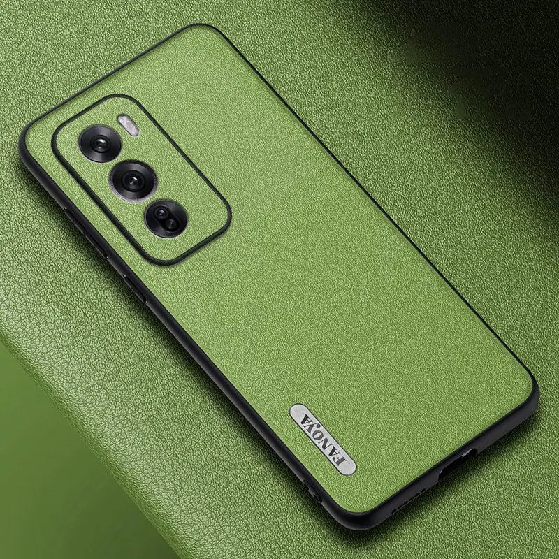 หรูหรา PU หนังสําหรับ OPPO Reno 12 Pro ปกหลังซิลิโคนกันกระแทกป้องกันเคสโทรศัพท์สําหรับ OPPO Reno 12 5G Reno12 Pro