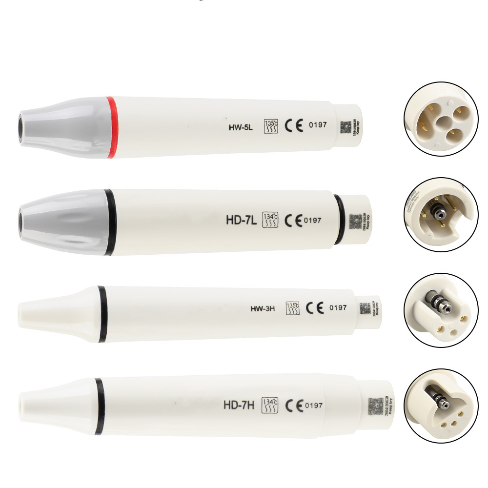 ทันตกรรมอัลตราโซนิก Piezo Scaler Handpiece LED Fit สําหรับ HW-3H HW-5L HD-7H HD-7L SATELEC DTE WOODPECKER EMS VRN