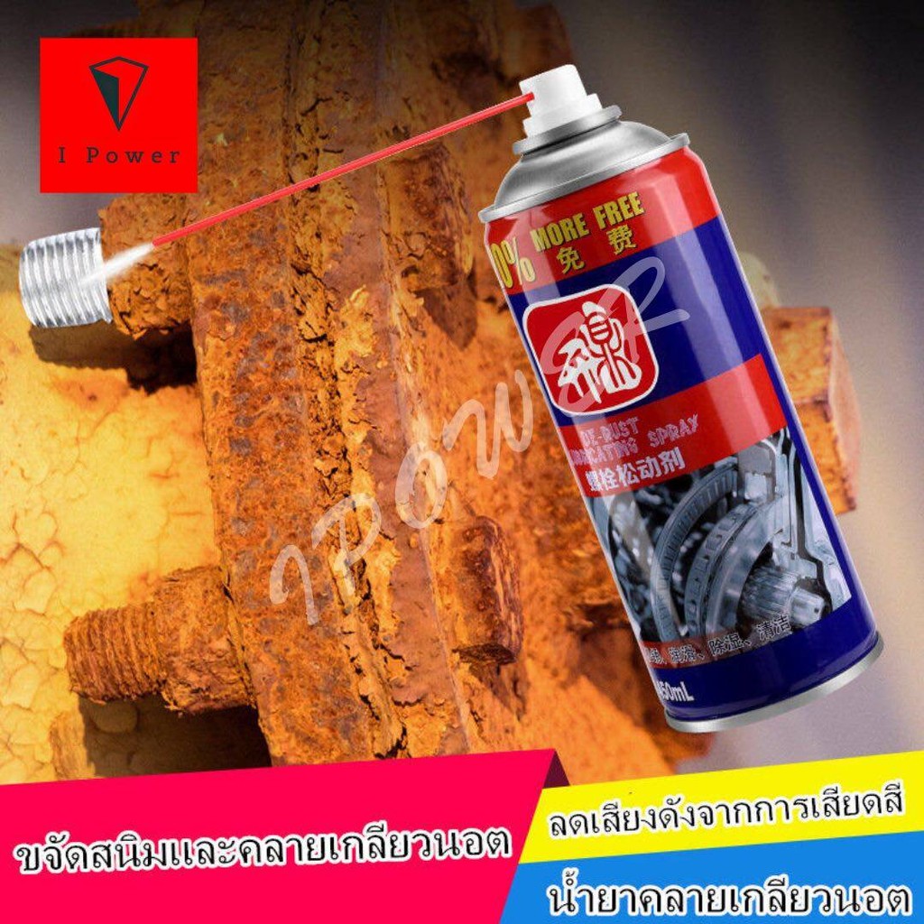 น้ำยากัดสนิม ล้างสนิม ทำความสะอาดผิวโลหะ 450ML(ปริมาณน้ำยา250กรัม/กระป๋อง) น้ำยาล้างสนิมและเคลือผิวโลหะสูตรเข้มข้น