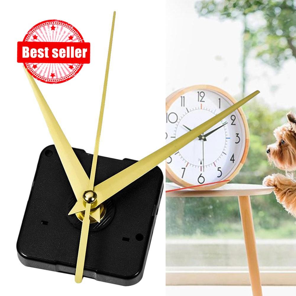 Quartz Wall Clock Movement มือสีดํากลไกมอเตอร์ใหม่ M2k4 L2g1 ชุดอะไหล่ W3l8