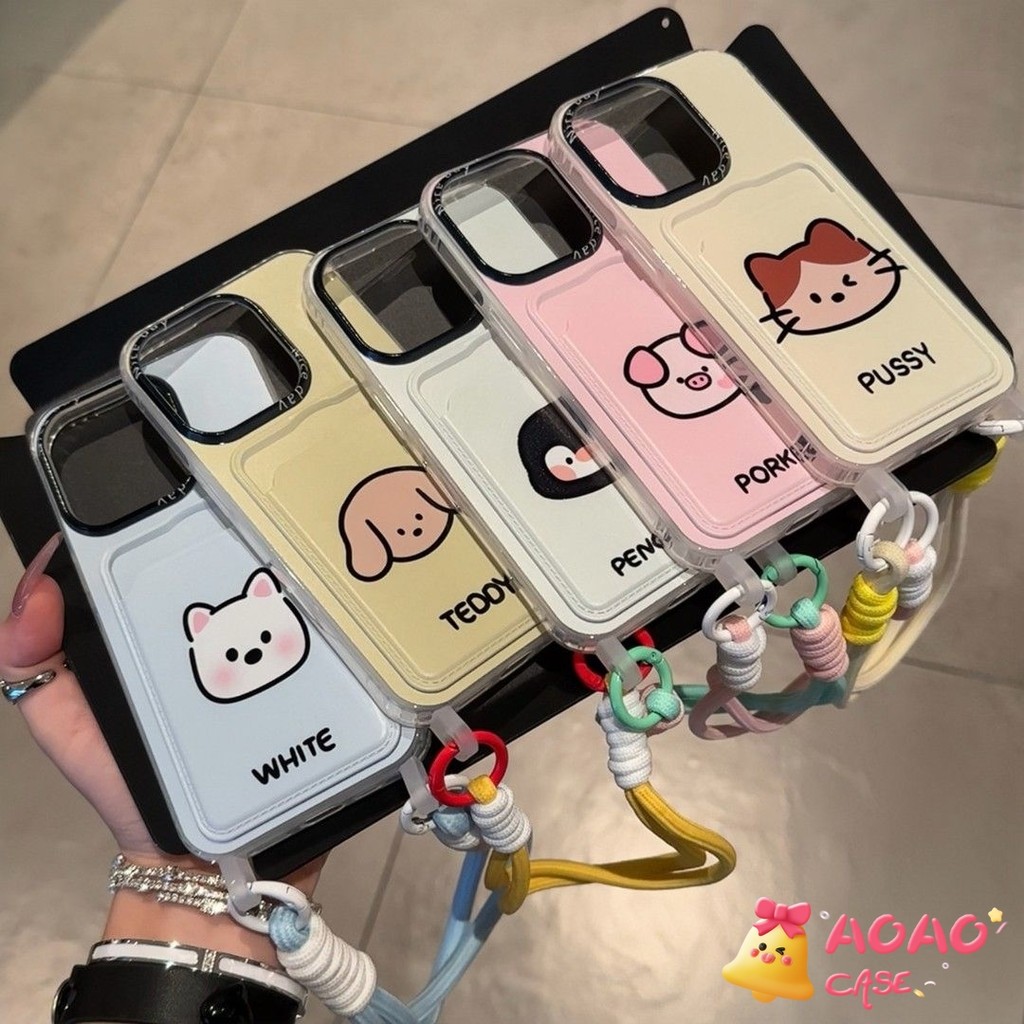การ์ตูนการ์ตูนตลกแมวลูกสุนัขเพนกวินอ่อนนุ่ม เคสไอโฟน 11 15 13 12 14 Pro Max XR 7Plus X XS Max 7 8 14 15 Plus SE 2020