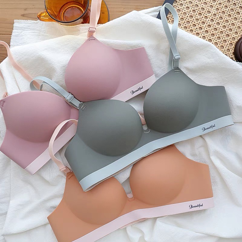 ✨w&c bras✨ บราอกเล็ก ดูใหญ่ บราดันทรง อกหย่อนคล้อย บราอกแบน บราไร้โครง บราเกาะอก บรานักเรียน da013