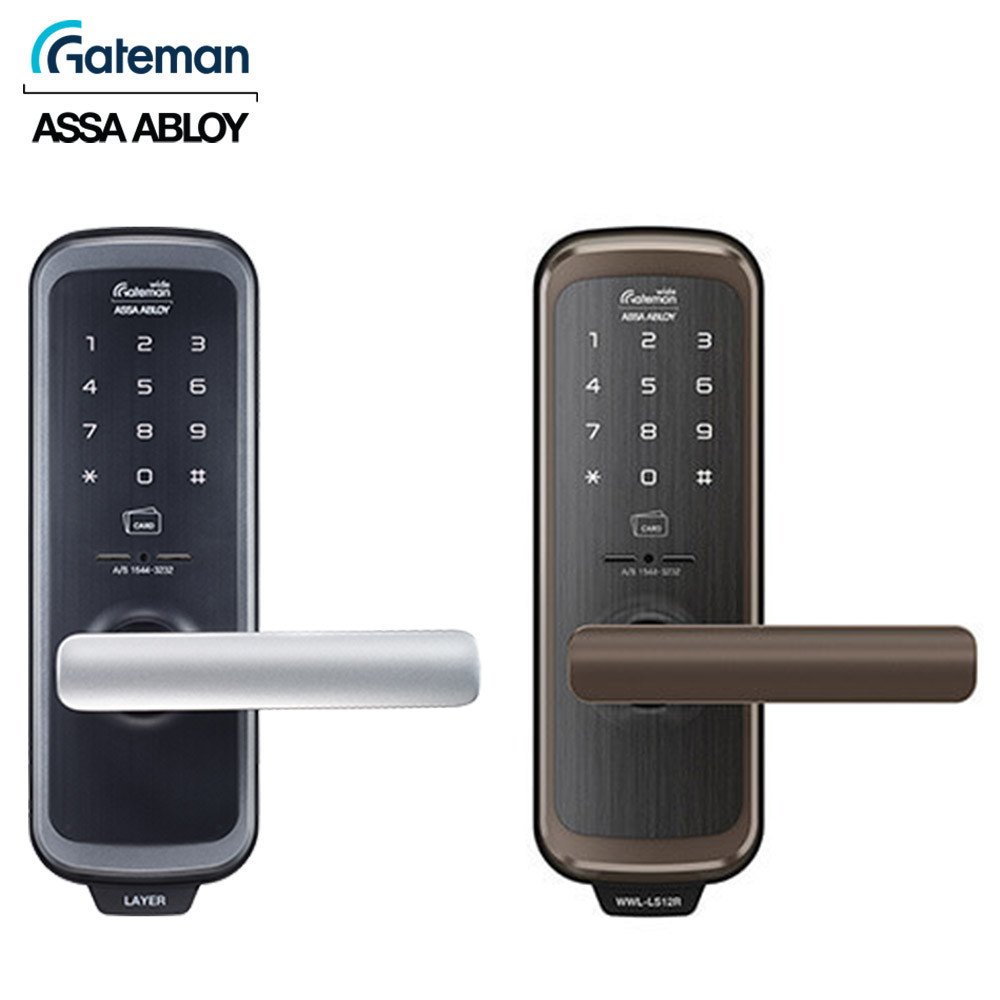 Gateman SPLIT / LAYER Digital Door Lock Non-perforated Safe Self Installation