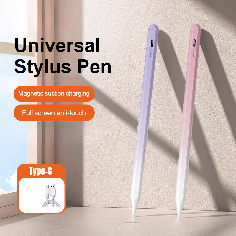 Universal Active Stylus ปากกาสําหรับ Samsung Galaxy Tab S6 Lite A9 + แท็บเล็ตดินสอสําหรับ Galaxy A8 A9 Plus S7 S8 S9 11in Plus FE 12.4