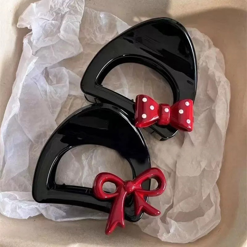 น่ารัก Priness ผู้หญิง Bowknot หางม้าคลิปผม Hairpin Headwear อุปกรณ์เสริม