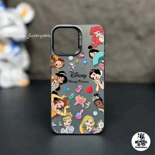 เคสไอโฟน11 เจ้าหญิงแบบเต็มหน้าจอ For IPhone 11 13 12 7Plus 14 15 11 Pro MAX 8 7 Plus X XR XS SE เคส หรูหราป้องกันการตก