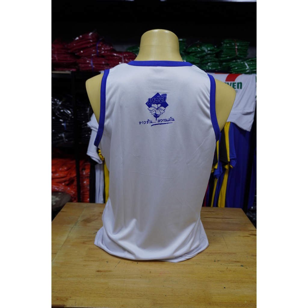 เสื้อแขนกุด เสื้อกล้าม สกรีนลาย นมตรามะลิ มี5ไซส์ S M L XL 2XL - รูปที่ 3