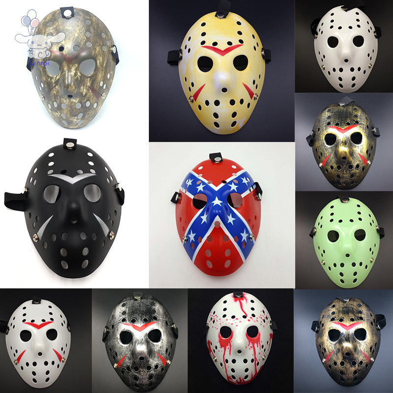 [San] Jason Voorhees วันศุกร์ภาพยนตร์สยองขวัญ 13th หน้ากากฮอกกี้หน้ากากฮาโลวีนที่น่ากลัว POP