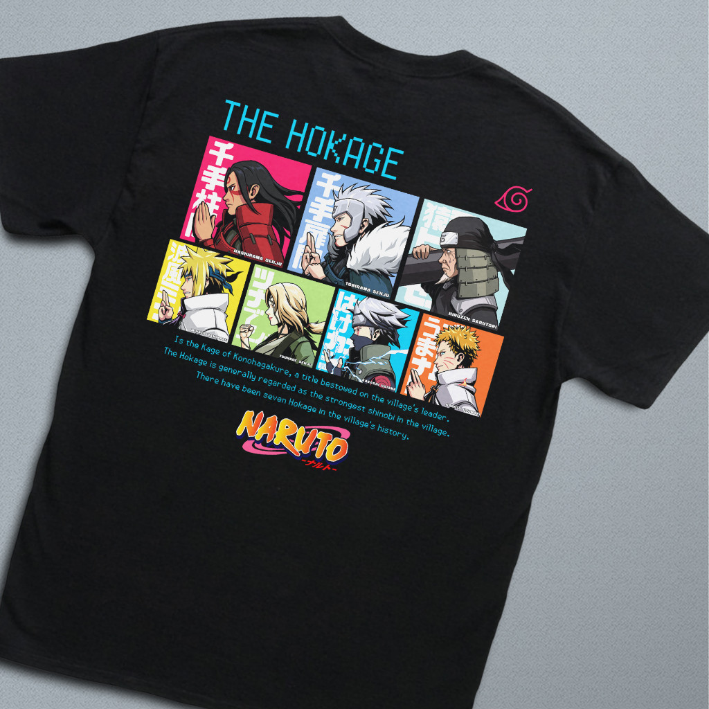 เสื้อยืด NARUTO SHIPUDEN 7 HOKAGE ANIME DISTRO