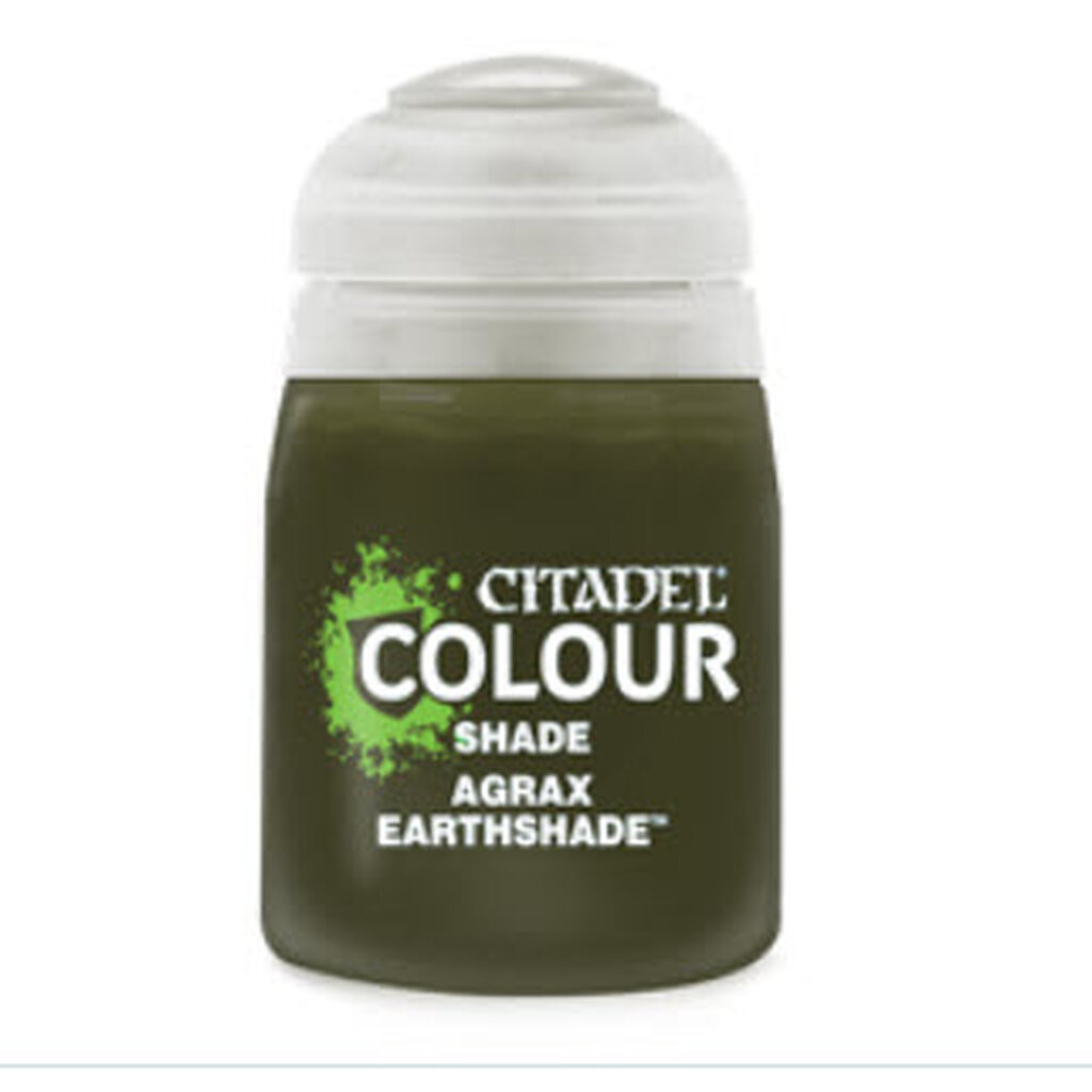 citadel 5011921176441 สีcitadel shade: agrax earthshade 18ml. น้ำตาล