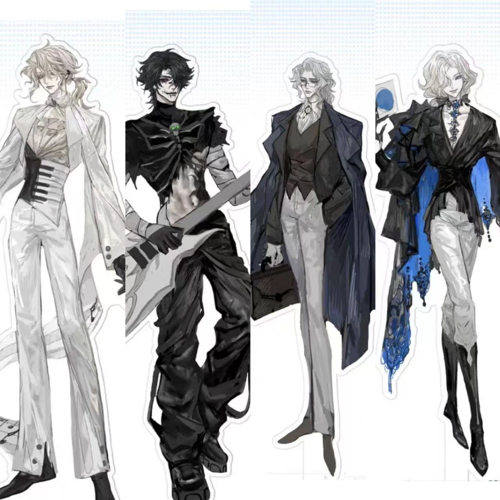 Identityv ของขวัญของเล่นตัวเลขขาตั้งอะคริลิคอะนิเมะรุ่น Action Figure เครื่องประดับอุปกรณ์เสริมรุ่น Desktop เครื่องประดับของขวัญ