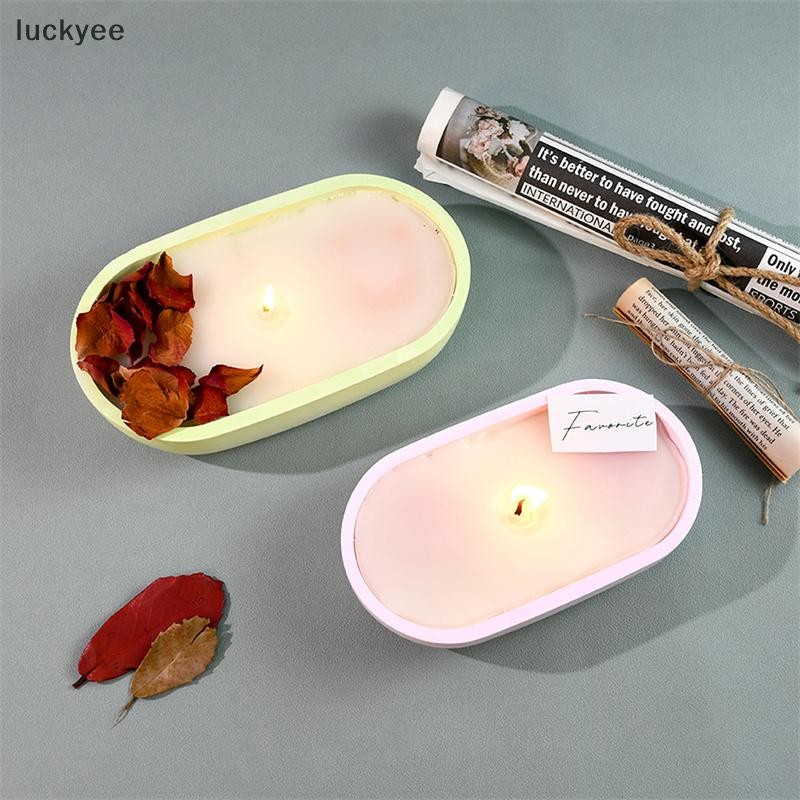 Luckyee DIY ที่วางเรือแม่พิมพ์ซิลิโคนสําหรับเรซิ่นพลาสเตอร์ขี้ผึ้ง - เหมาะสําหรับ Planters Storage TQ