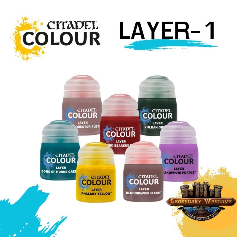 [พร้อมส่ง] Citadel Colour : Layer : LINK 1 สีอะคริลิคสำหรับทาโมเดล (12ML)