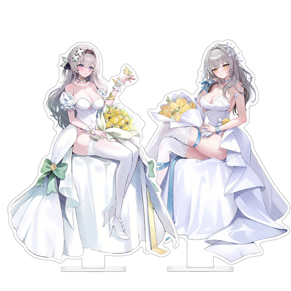 Honkai Star Rail ชุดแต่งงานอะคริลิคขาตั้ง Stelle Firefly รูปแสดงสินค้าเกมคอลเลกชันตกแต่งโต๊ะเครื่องประดับ Accesorios