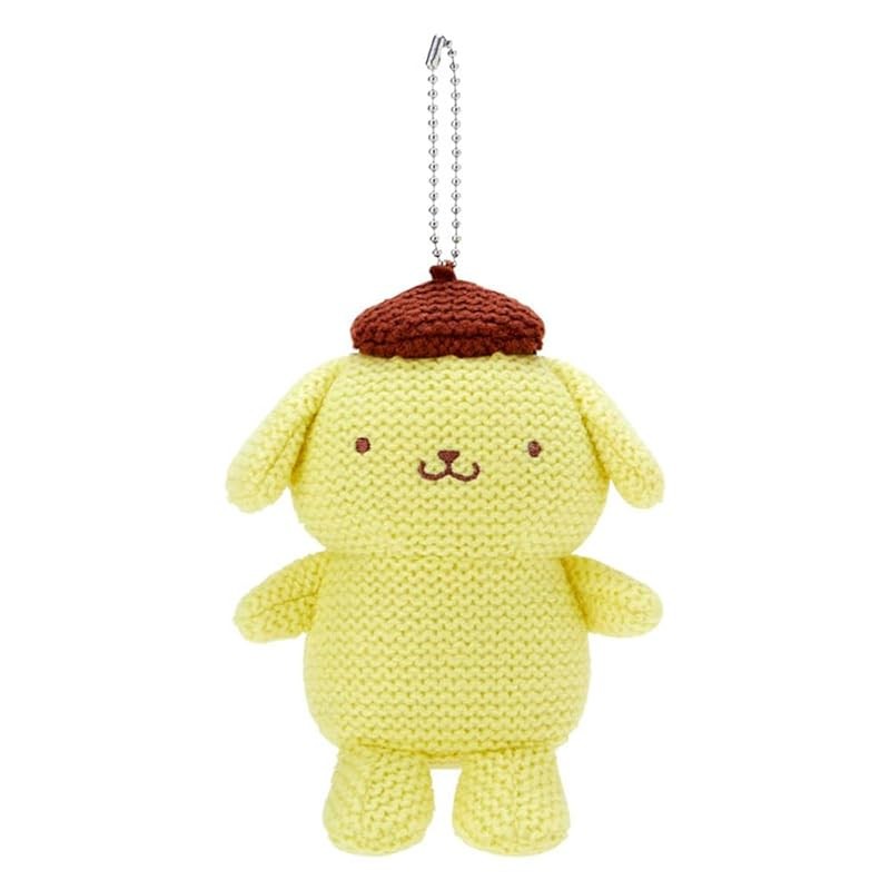 Sanrio (SANRIO) ที่วางมาสคอตถัก Pompompurin กว้างประมาณ 11 ซม. x ลึก 7 ซม. x สูง 12.5 ซม. 500062 San