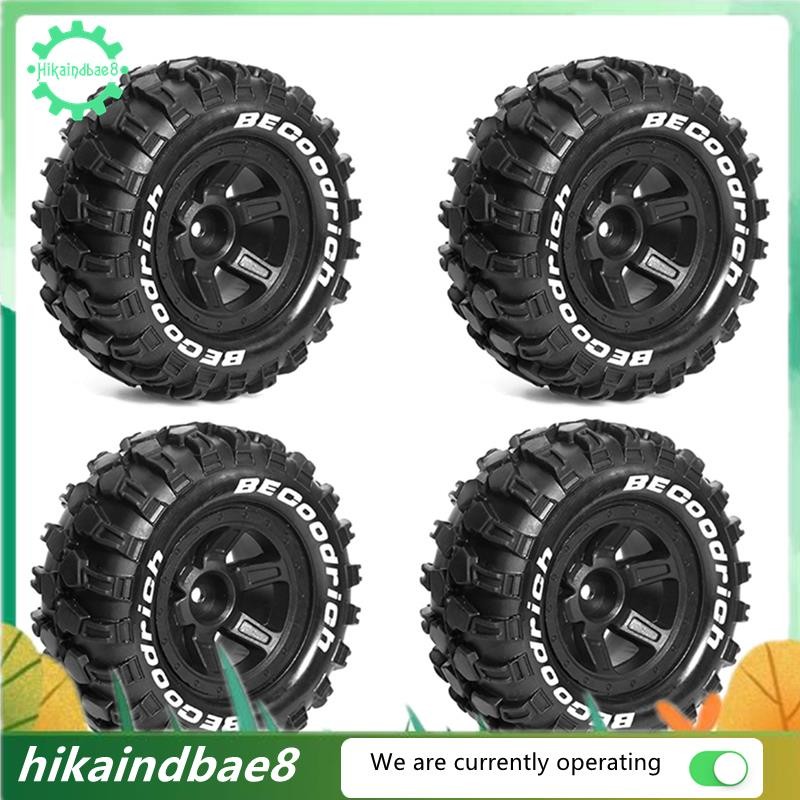 [hIkAi] 1 ชุด/4 ชิ้น RC รถอัพเกรดชุดยางสําหรับ MJX 10208 RC รถอะไหล่อัพเกรด