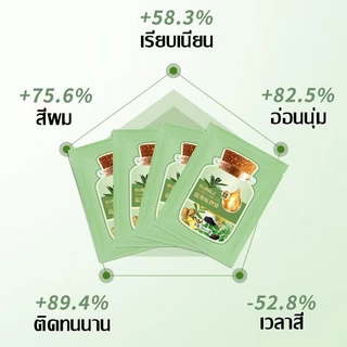 【ซื้อ 5 แถม 5】สีน้ำตาลเกาลัด, สีดำธรรมชาติ, สีน้ำตาลกาแฟ, สีน้ำตาลชาเข้ม สีย้อมผม ปิดผมหงอกได้ ใช้ได้ทั้งชายและหญิง