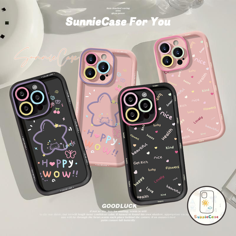 โรแมนติก ดวงดาว Samsung A05 A04 A05s A50 A04s A11A13 A03s A15 A24 A14 A32 A03 A53 A34 A54 A12 A04E จดหมาย ง่าย ๆ เคส