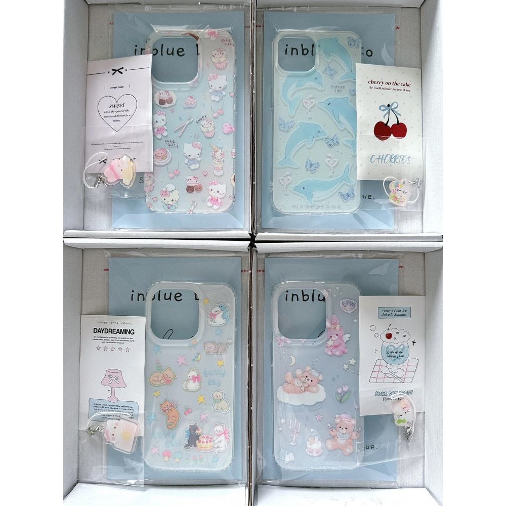 คอลเลกชันภาพประกอบสีฟ้านมเหมาะสําหรับ ไอโฟน15 เคสโทรศัพท์ ไอโฟน16 นุ่ม14สไตล์ใหม่13โปรแม็กซ์การ์ตูน1211 พิจิ