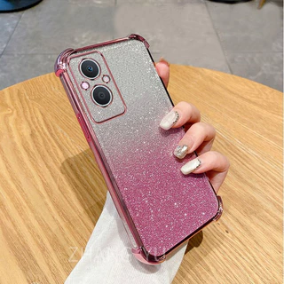 กันกระแทกเคสสําหรับ OPPO reno 7z 5g reno 8z 5g เคสโทรศัพท์ 3D ที่วางกระจกแต่งหน้าสร้อยข้อมือใหม่ softcase
