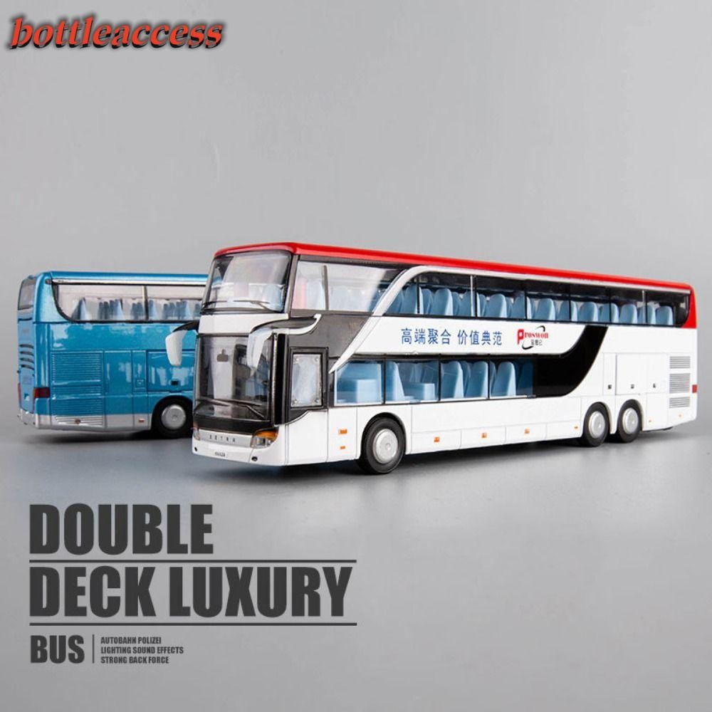 Bottleaccess Alloy Bus Model โมเดลรถรูปร่างรถบัสเลียนแบบสูงคุณภาพสูง