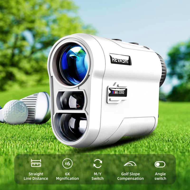 REVASRI Golf Laser Rangefinder Rechargeable 600M/1000M 6X Magnification Monoculars Telescop Range Fi