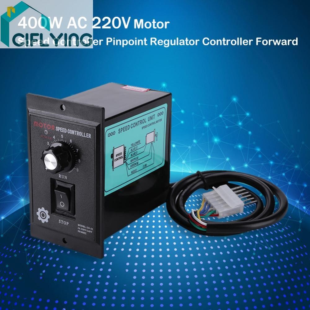 400w AC 220V มอเตอร์ควบคุมความเร็ว Pinpoint Regulator Controller Forward [Ciflying.th]