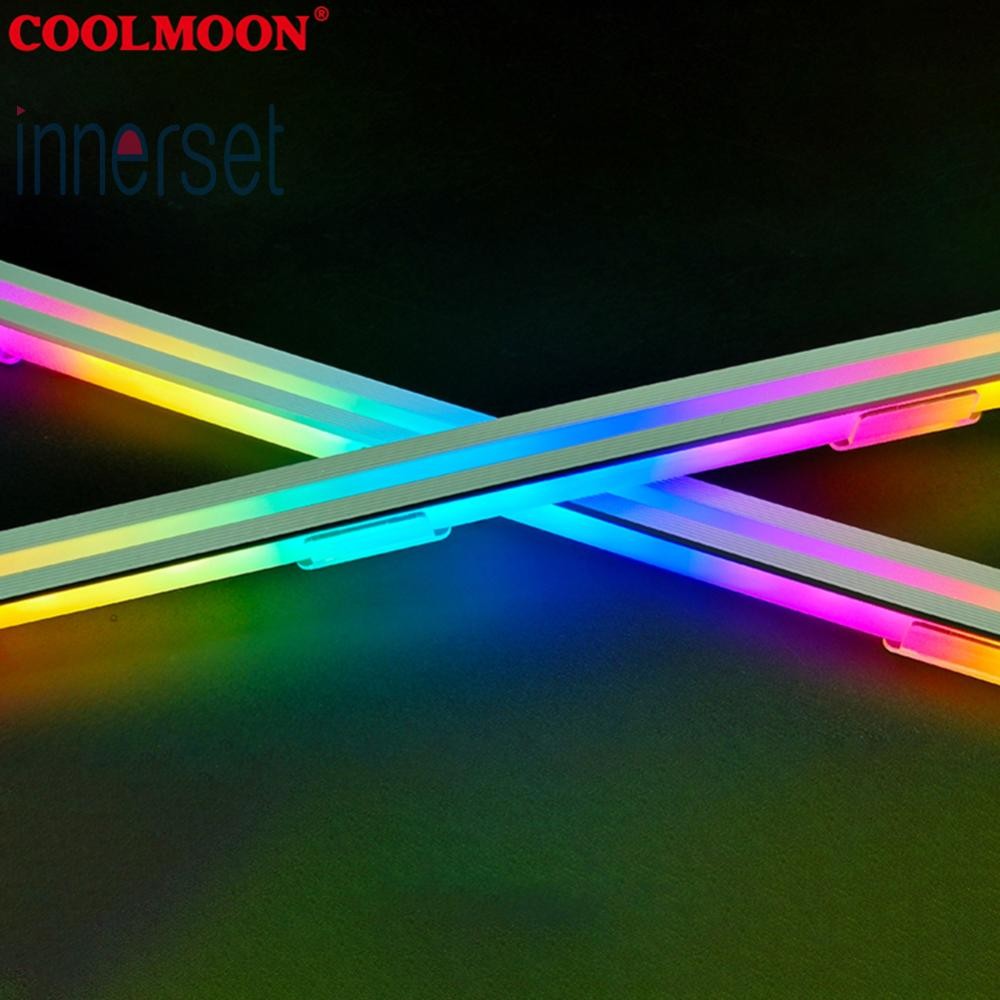 5v 3Pin 4Pin ยืดหยุ่นโคมไฟ Strip ARGB AURA SYNC 26LED ซิลิโคน PC Case Light Bar [innerset.th]