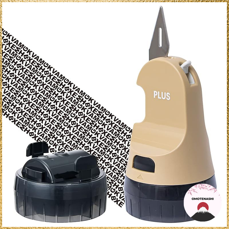 PLUS Privacy Protection Stamp Cutter - Refillable Roller Opener with Ink Cartridge Options