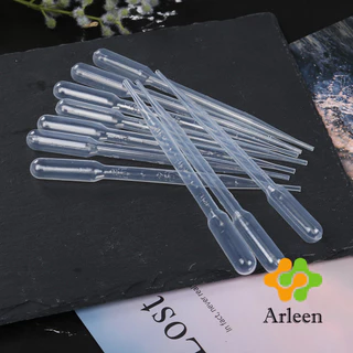 Arleen หลอดหยดสีพีวีซีแบบใช้แล้วทิ้ง 100ชิ้น/แพ็ค 1ml/2ml/3ml/5ml เกรดแล็บ ใช้กับงานศิลปะ+วิทยาศาสตร์ Dropper