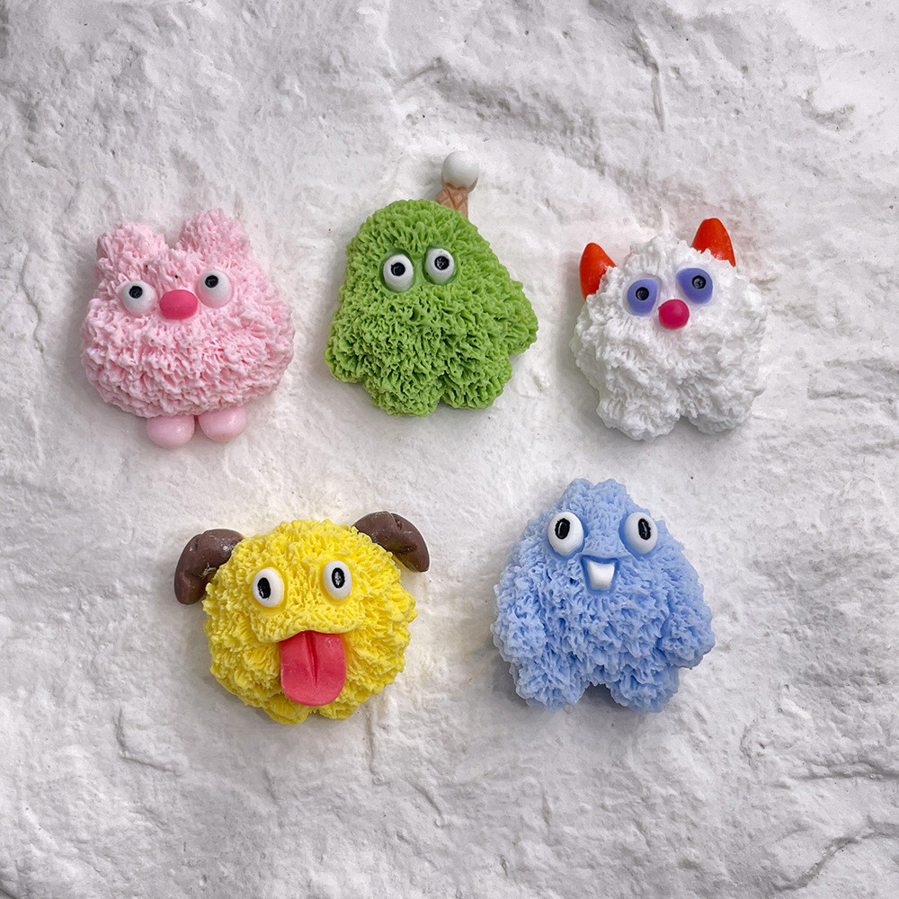 Usoq Jibbitz Crocs การ์ตูนมอนสเตอร์ถ้ํารองเท้าหัวเข็มขัด DIY อุปกรณ์เสริม Crocs Charm Jibbitz ปุ่ม