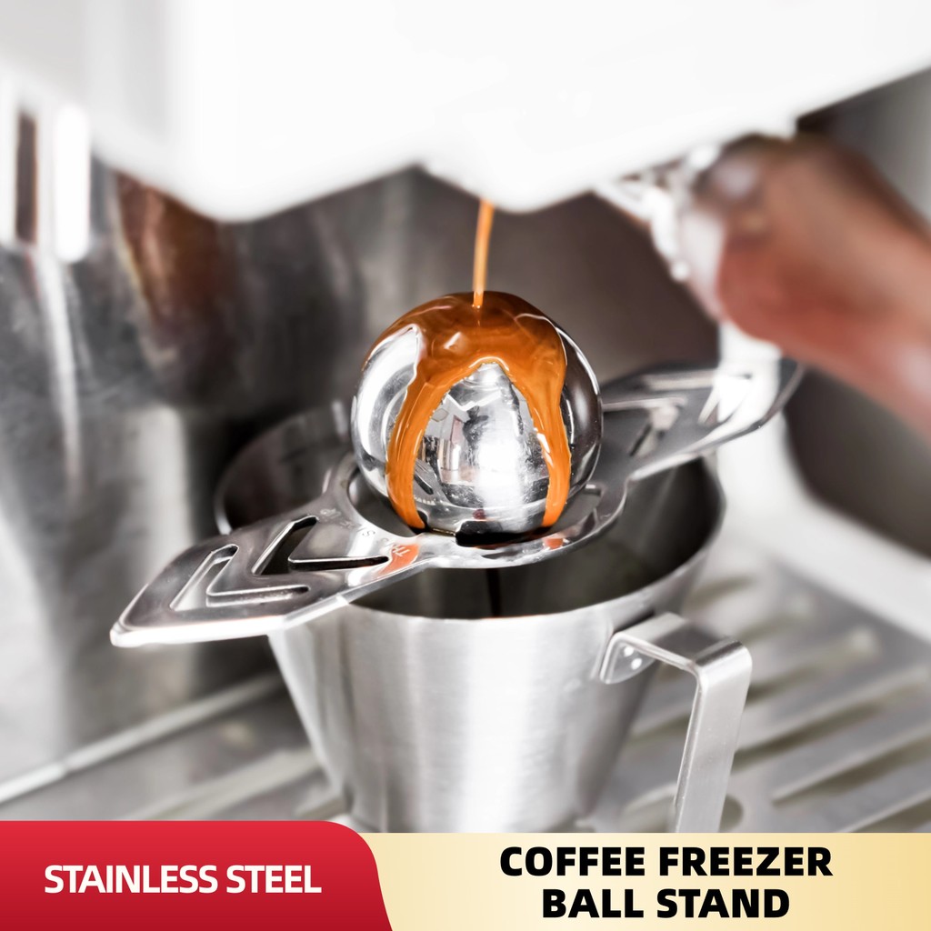 Neouza Espresso Extract Chilling Ball, สแตนเลส Frozen Ball Stand สําหรับเครื่องชงกาแฟ, Ice Ball สําห