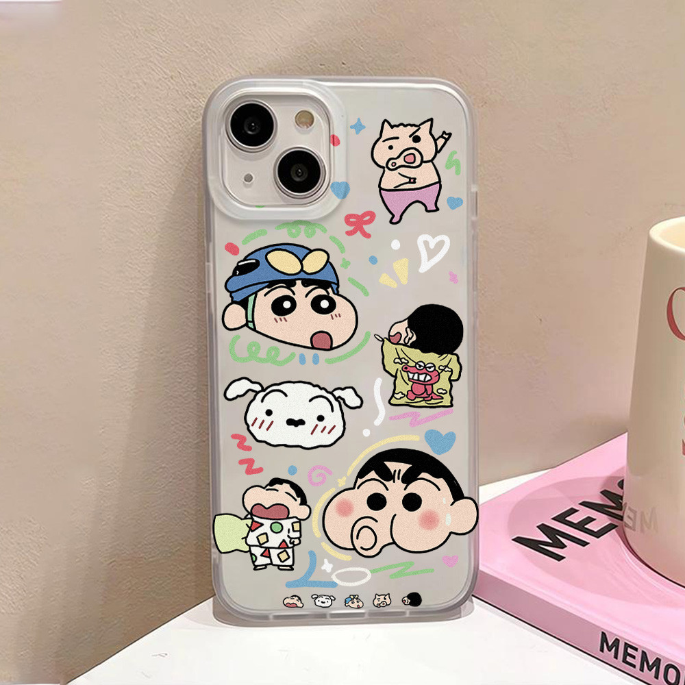 เคสทรศัพท์ for iphone 16 15 Pro max 12 11 13 14 13 12 pro max 15 pro max 11 pro 14 pro 15 plus 11 เคสลายการ์ตูน โปร่งใส