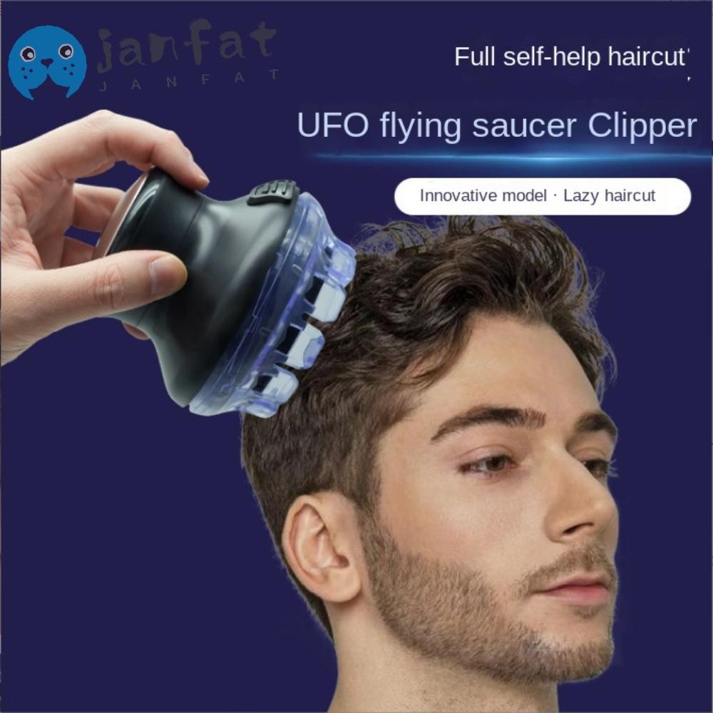 Janfat ปัตตาเลี่ยนตัดผมพิเศษ, ร้านทําผมวิเศษ USB จานบินปัตตาเลี่ยนผมไฟฟ้า, ปัตตาเลี่ยนผมสากลอัตโนมัติเต็มรูปแบบบ้านปัตตาเลี่ยนไฟฟ้าผู้ชาย