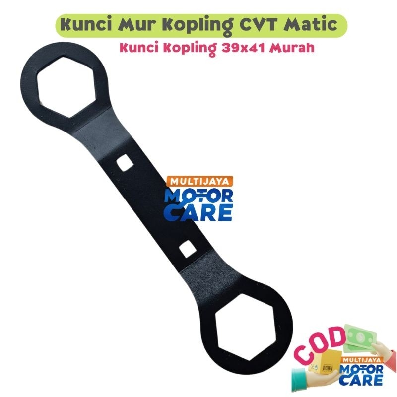 กุญแจคลัตช์ MESIN CVT 39X41 แป้นบล็อกเครื่องยนต์ข้อต่อสีดํา