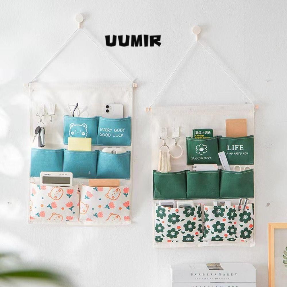 Uumir กระเป๋าแขวนผนังอเนกประสงค์ กันน้ํา จัดเก็บของหอพัก
