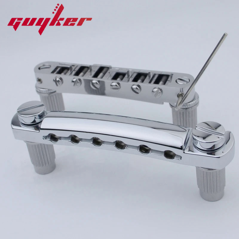 Tune-O-Matic LP SG Electric Guitar Bridge +Guitar Stop Bar Tailpiece with Anchors And Studs for LP S