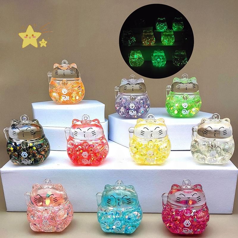 [JBTH] 1pcs เรซิ่นการ์ตูน Miniature Figures 3D Luminous Little เครื่องประดับ Micro ภูมิทัศน์ DIY ตุ๊กตาตกแต่งสวนหัตถกรรม [JB]