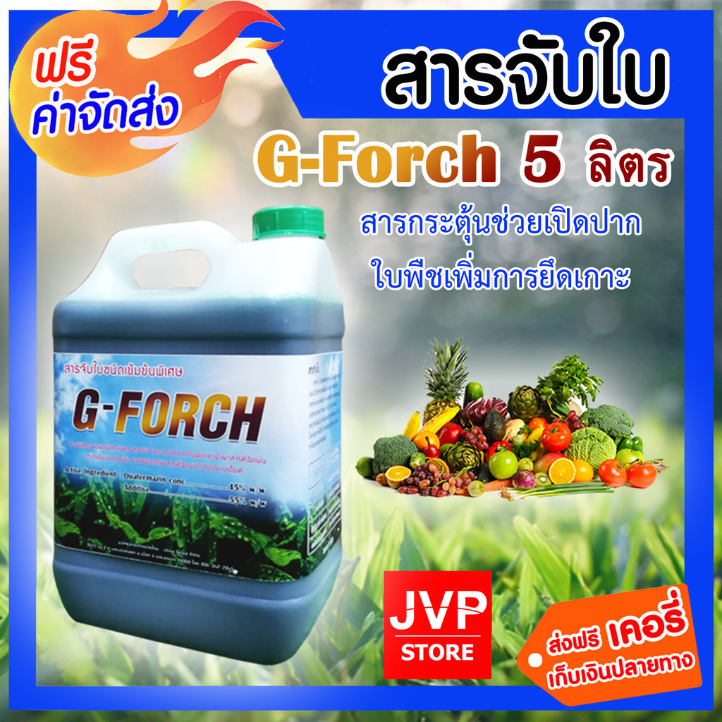 รวมสารจับใบเข้มข้นชนิดพิเศษ ขนาด 5 ลิตร มีหลายยี่ห้อให้เลือก สารกระตุ้นช่วยเปิดปากใบพืชเพิ่มการยึดเกาะ