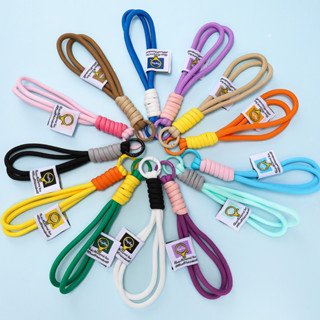 เชือกเส้นเล็กตกแต่งจี้พร้อมพวงกุญแจปรับได้ ตะขอก้ามปู 1ชิ้น …