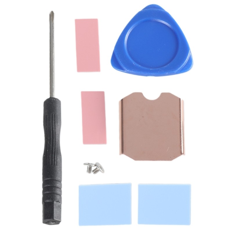 Gonna ทองแดงฮีทซิงค์ M 2 NVME 2230 SSD Cooler Pad สําหรับ SteamDeck เกม M 2 2230 SSD