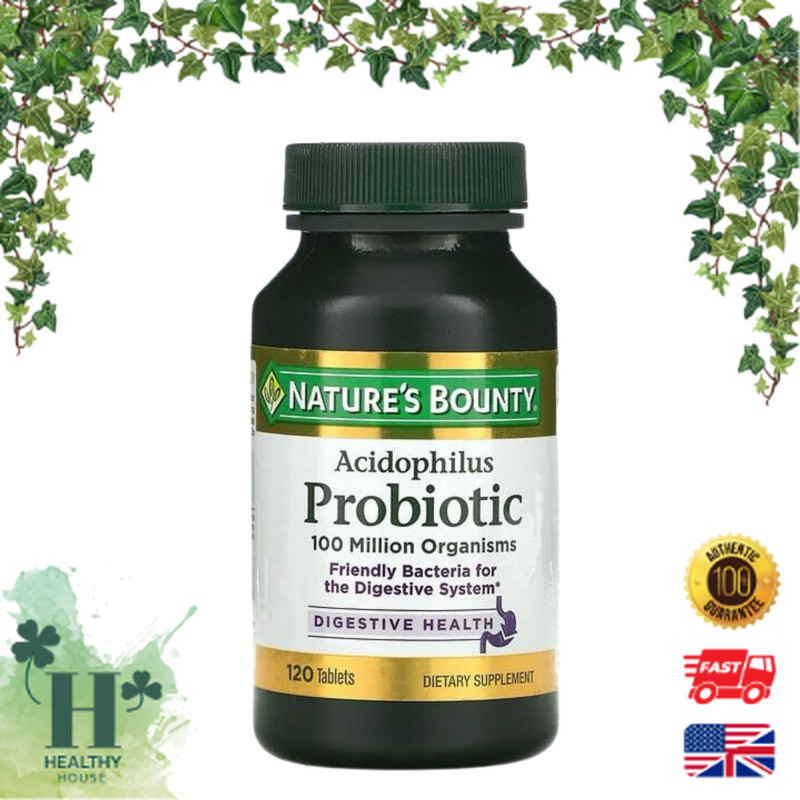 พร้อมส่ง Nature's Bounty Acidophilus Probiotic 120 Tablets