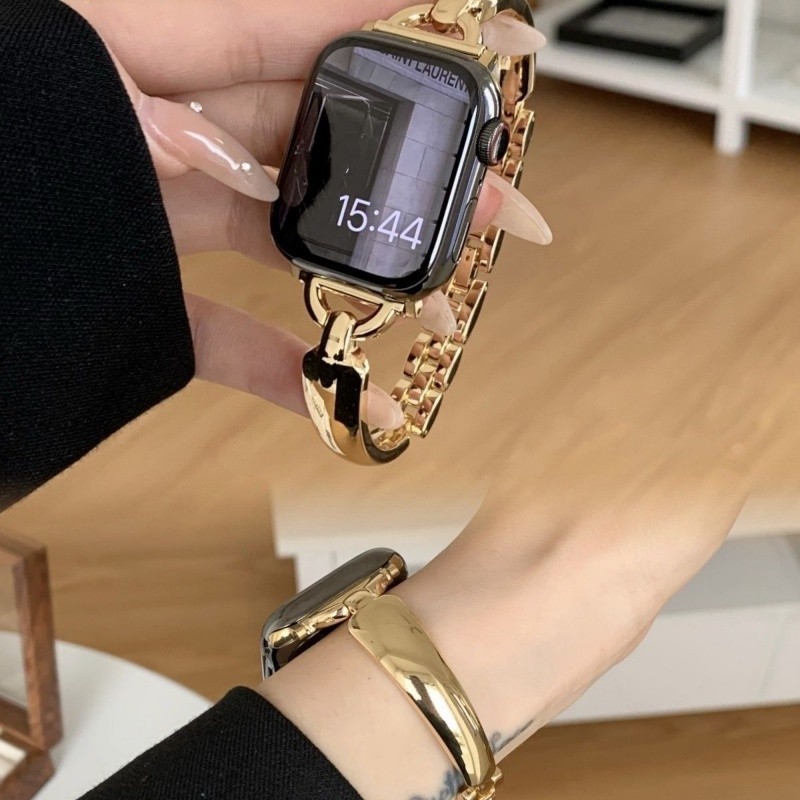 สายโลหะสแตนเลสแฟชั่น สําหรับ Apple Watch รูปที่ 4