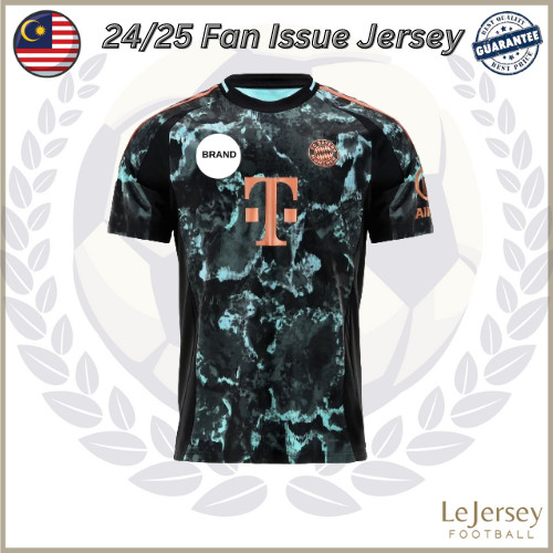 Bayern_munish Away Home 3rd Third Kit 2024/25 เสื้อฟุตบอลสําหรับผู้ชายผู้หญิง Jersi Bola Sepak Kelab