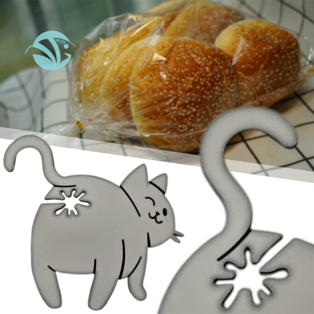 Cat Butt Bread Clip Pet Butt Humor Better Bread Bag-Tag Cinch Cozy Kitchen