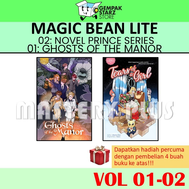 MAGIC BEAN LITE VOL 01-02: NOVEL PRINCE SERIES 01: GHOSTS OF THE MANOR (ENG) - KADOKAWA GEMPK STARZ