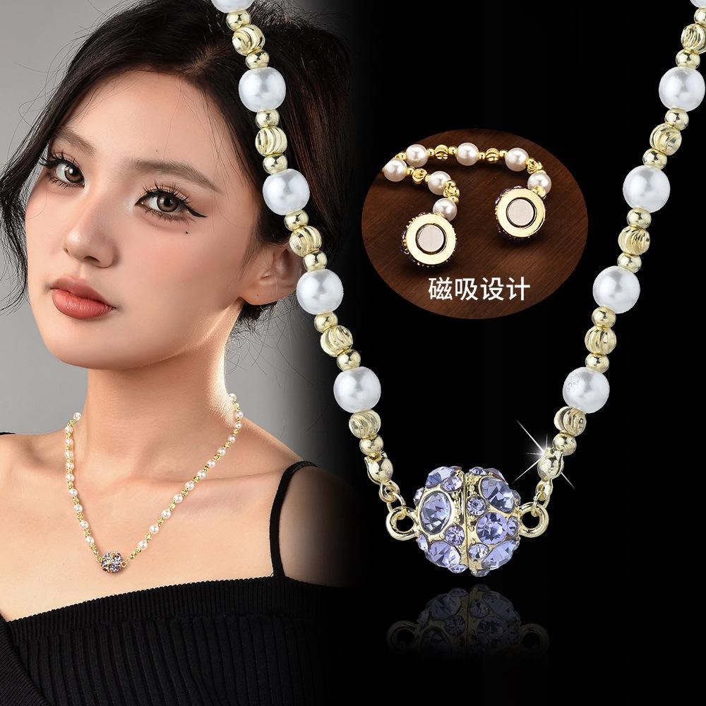 Niche Magnetic Design Necklaces สําหรับผู้หญิง 45CM
