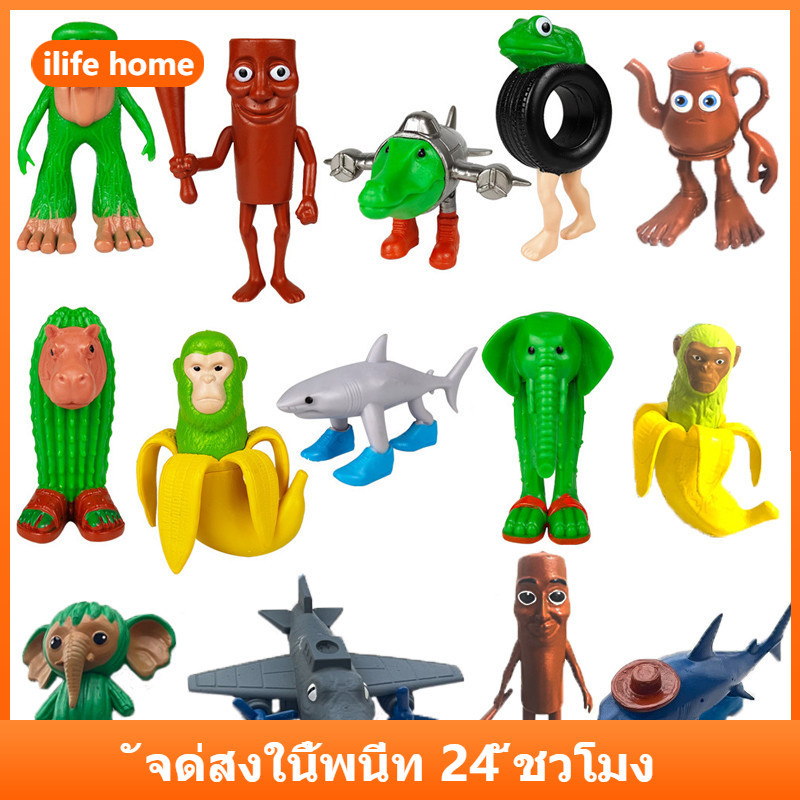 💥จัดส่งจากประเทศไทย💥8 ชิ้น/เซ็ต AI Brainrot Soundboard USA รูปรูปตุ๊กตาของเล่นสําหรับของขวัญเด็กคอลเลกชันเครื่องประดับรถบ้านเค้กตกแต่งตกแต่ง Gacha Trralero tralala tungtung sa